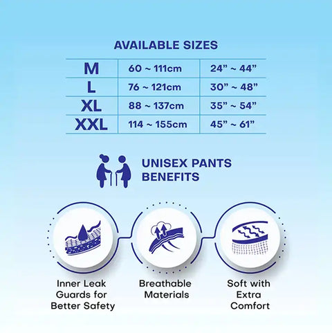 Lyfcarewellness lyficare Classic Pants Adult Diapers