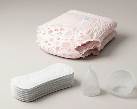 Period underwear vs pads and other feminine hygiene products comparison