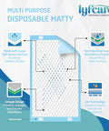 disposable changing mat layers – waterproof construction diagram