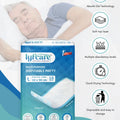 Lyfcare Multi Purpose Disposable Matty under pads, Large size (60 x 90 cm), with 10 sheets, highlighting features like Absorb Gel Technology, soft top layer, and Quick Drying Technology
