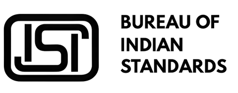 Bureau of Indian Standards logo in black on a white background, with the stylized 'BIS' mark on the left and the full text 'BUREAU OF INDIAN STANDARDS' on the right.