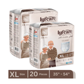 Lyfcare Classic Pull-Up Pants Adult Diapers |XL Size| (Pack of 20)