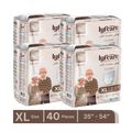 Lyfcare Classic Pull-Up Pants Adult Diapers |XL Size| (Pack of 40)