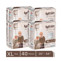 Lyfcare Classic Pull-Up Pants Adult Diapers |XL Size| (Pack of 40)