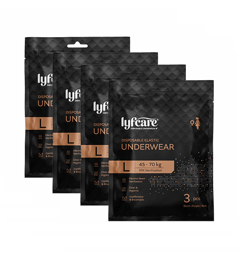 Lyfcae Disposable Underwear for Travel & Hygiene Safety