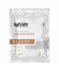Lyfcare disposable elastic underwear package on a white background