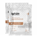 Lyfcarewellness lyfcare Women Disposable Elastic Underwear white Panty XL size 55-90Kg 6Pcs Women Disposable White Panty
