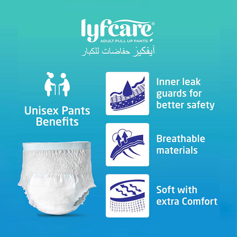 Lyfcarewellness lyfcare Pull Up Pant Adult Diapers