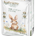 Lyfcare Baby Diaper Pull-Up Pants NB Size - Newborn Soft and Safe