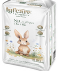 Lyfcare Baby Diaper Pull-Up Pants NB Size - Newborn Soft and Safe