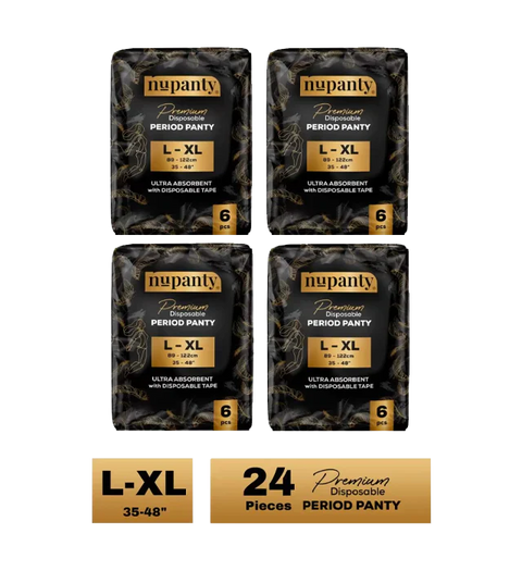 premium ultra absorbent disposable period panty l xl 24 Pieses