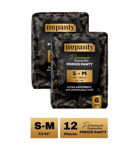 premium ultra absorbent disposable period panty s m 12 Pieses