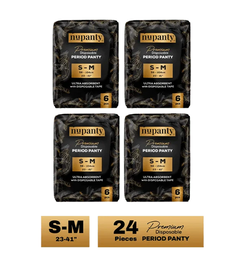 premium ultra absorbent disposable period panty s m 24 Pieses