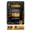premium ultra absorbent disposable period panty s m  6 Pieses