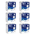 A Six pack bundle of Lyfcare Secure Night Adult Pull Up Pants, size M, with 10 units per pack