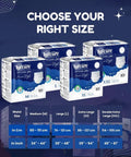 Lyfcare Secure Night Adult Diaper – Size Guide Choose Your Right Size