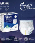 Lyfcare Secure Night Adult Diaper – Super Absorbent Odour Control Antibacterial