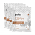 Lyfcare Disposable Elastic Underwear for Women White L Size Pack of 12 – travel underwear for women, hygienically sealed