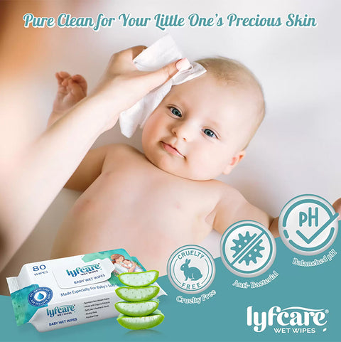 Lyfcarewellness Lyfcare Cleansing Baby Wipes