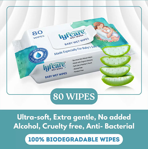 Lyfcarewellness Lyfcare Cleansing Baby Wipes