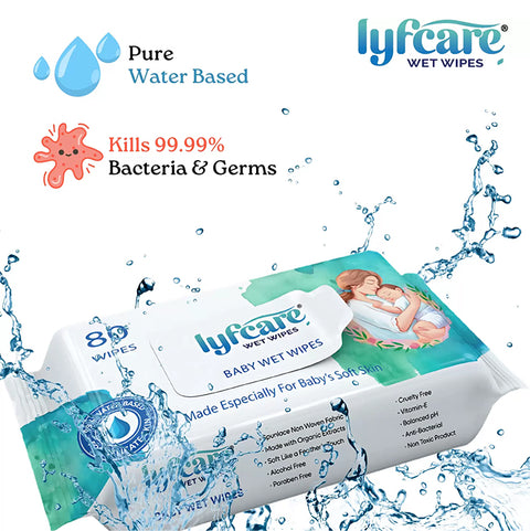 Lyfcarewellness Lyfcare Cleansing Baby Wipes