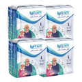Lyfcarewellness lyfcare Pull Up Pants Waist Size 30-39 Inch Adult Diapers L-40 Pieces