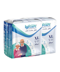 Pack of lyfcare adult pull-up pants XL size on a white background