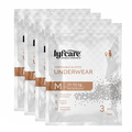 Lyfcare Women Disposable Elastic Underwear White Panty M Size 35-55Kg, Pack of 12 – use and throw underwear for ladies