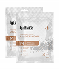 Lyfcare Disposable Hygiene Underwear for Women – White, M Size, Pack of 6, soft breathable disposable panties for daily use
