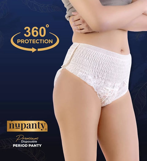 Nupanty Premium Ultra Absorbent Disposable Period Panty | XL-XXL Sanitary Pad  (Pack of 36)