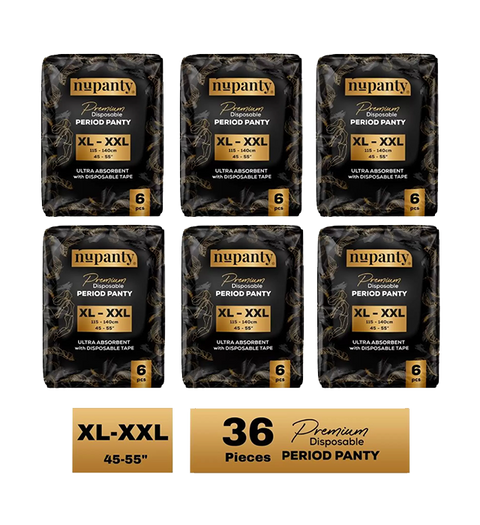 premium ultra absorbent disposable period panty xl xxl 36 Pieses