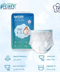 Lyfcare baby diaper package with a diaper on a light blue background